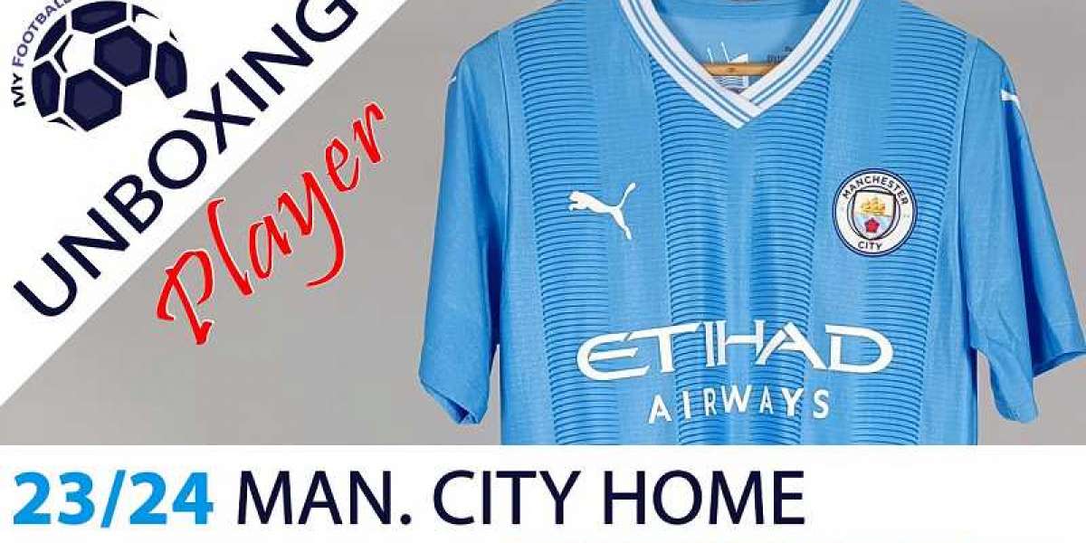 Manchester City Home Jersey 2023-2024: Haaland Player Version Unboxing Review
