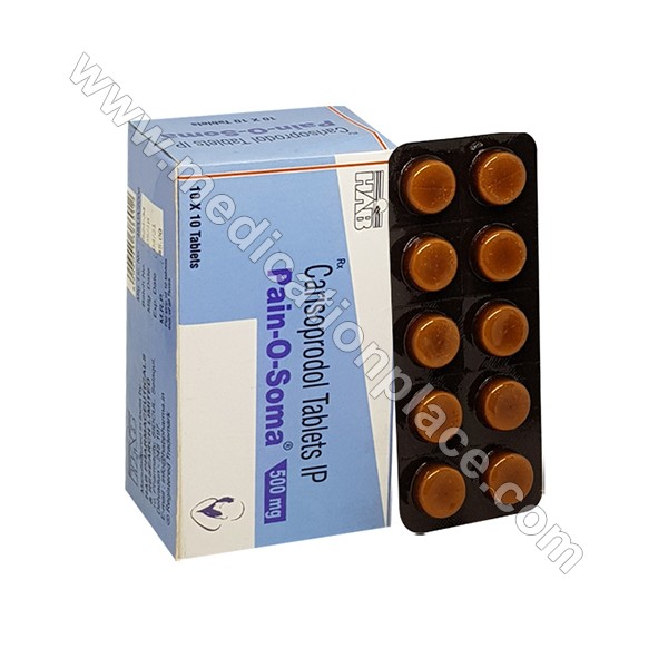 Buy Pain O Soma 500mg 【20% OFF】 Free Delivery - Medicationplace