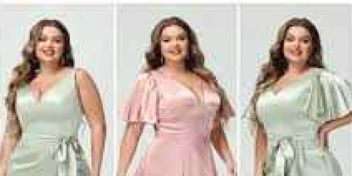 Dusty Rose Delight: Plus Size Bridesmaid Dresses for the Modern Wedding