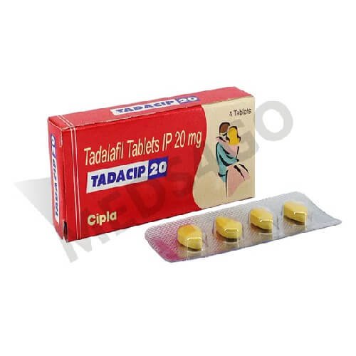 Buy Tadacip 20 mg Tablets | Tadalafil | Uses, Dosage, Price