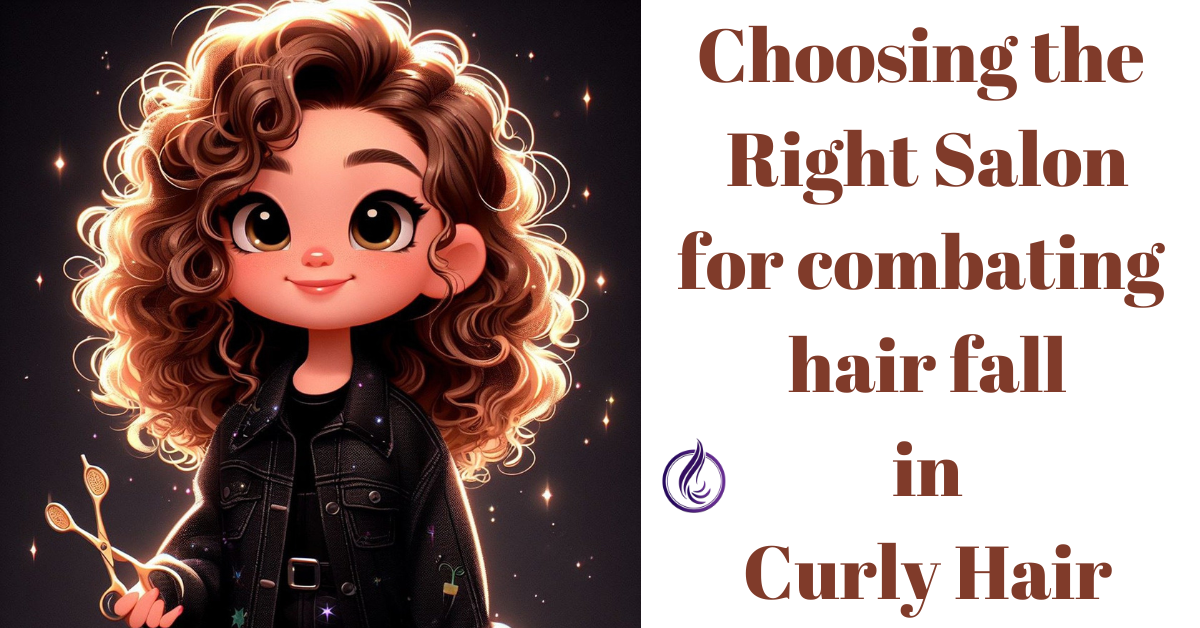 Choosing the Right Salon for Combating Hair Fall in Curly Hair - MyCurlSecrets