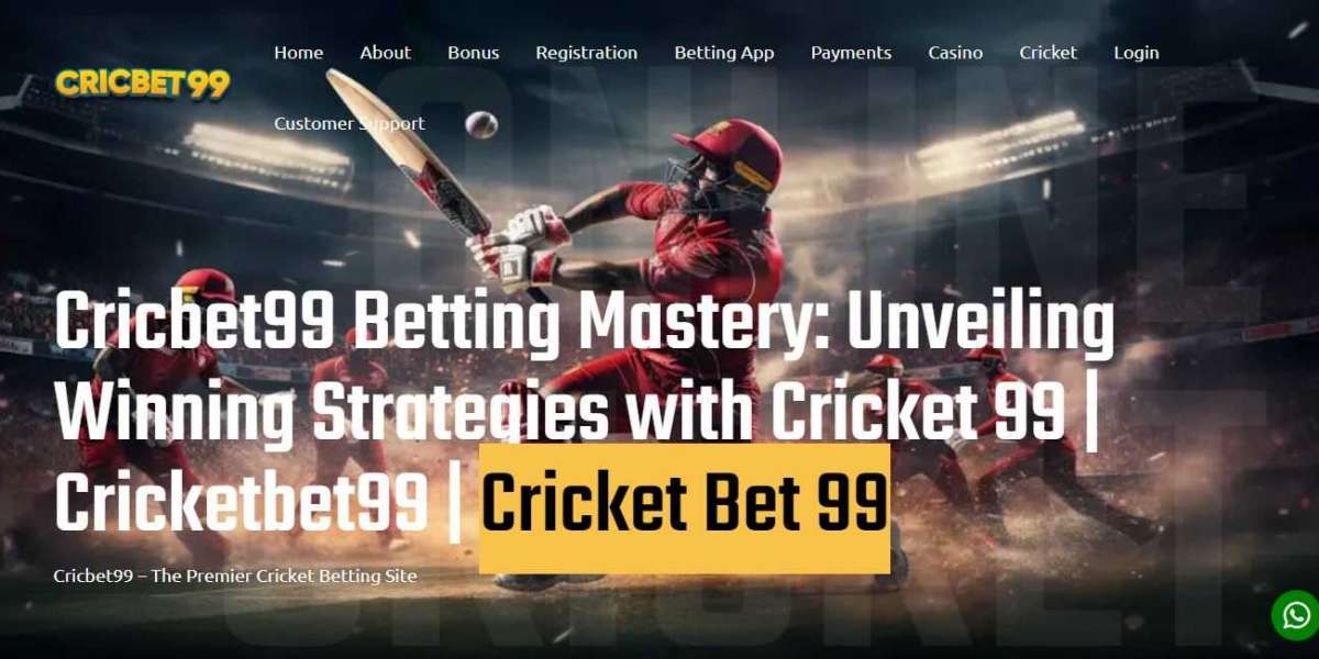 Cricbet99: Mastering Cricket Bet 99 – Your Path to Unveiling Winning Strategies
