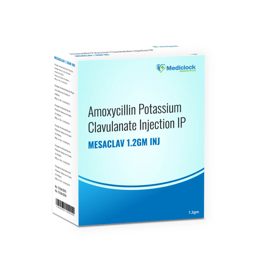 Amoxycillin Potassium Clavulanate Injection IP - Mediclock Healthcare