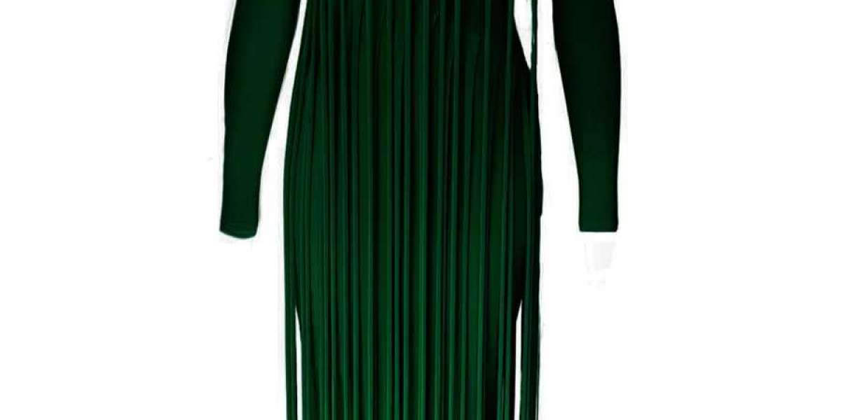 Unleash Your Glamour with the Emerald Fringe Dress