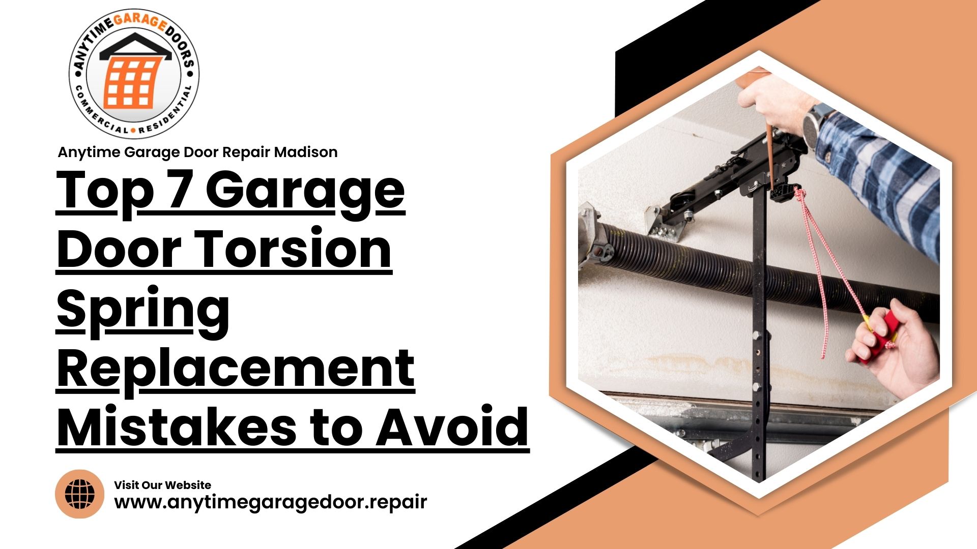 Top 7 Garage Door Torsion Spring Replacement Mistakes to Avoid