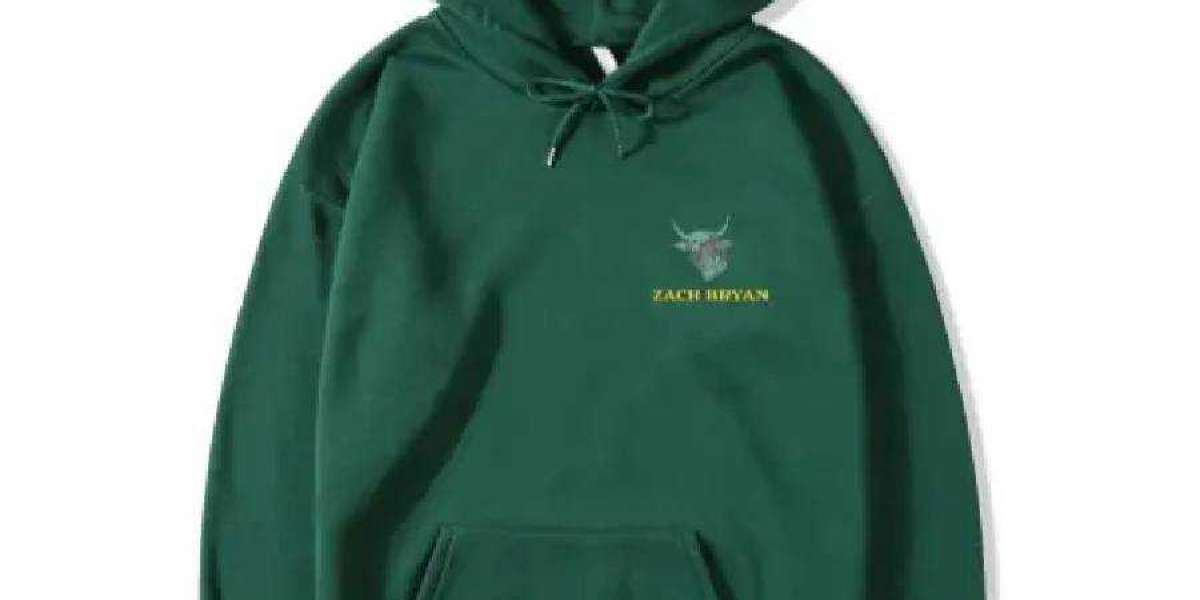 Discover the Ultimate Zach Bryan Tour Shop Green Hoodie