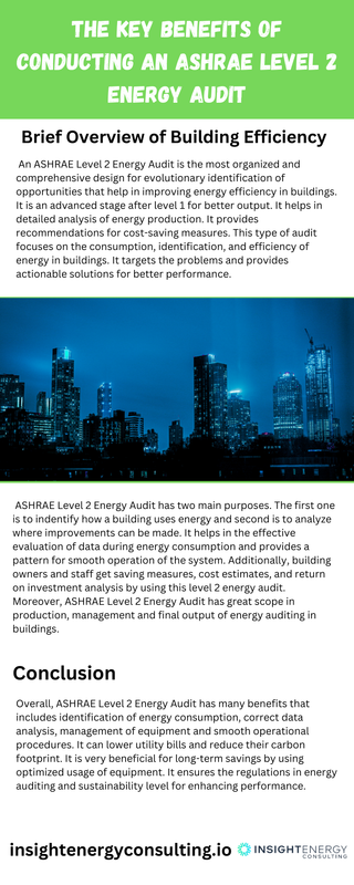 The Key Benefits of Conducting an ASHRAE Level 2 Energy Audit