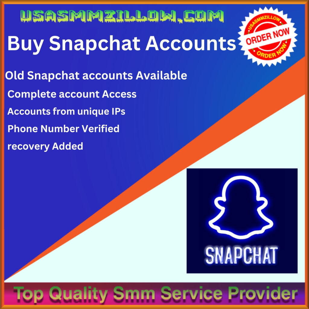 Buy Snapchat Accounts - 100% Safe Secured Gurante (Trusted)