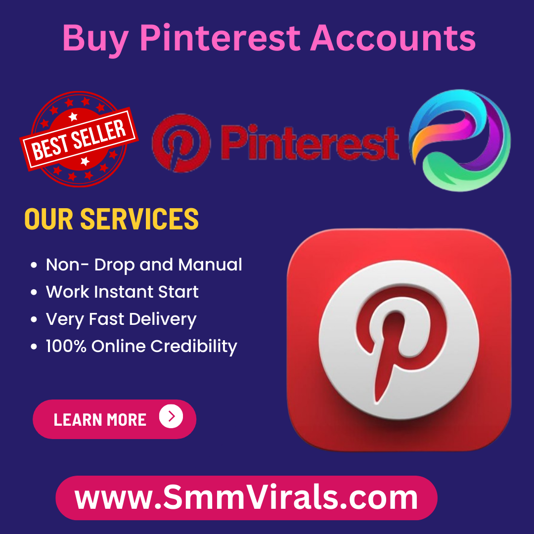 Buy Pinterest Accounts - (Bulk, PVA &Aged)