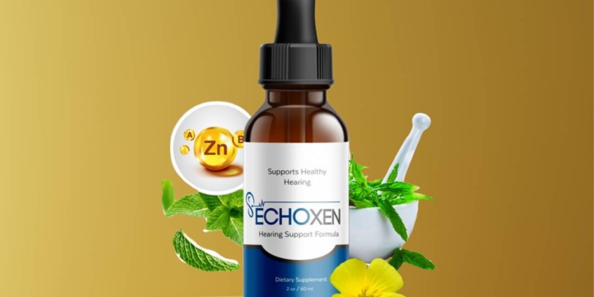 How long does it take to see improvements in hearing with EchoXen Drops?