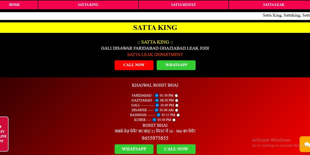 Satta Chart: Understanding the Popular Betting Trend in India