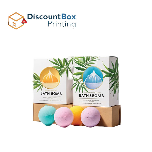 Wholesale Custom CBD Bath Bomb Boxes for Relaxation