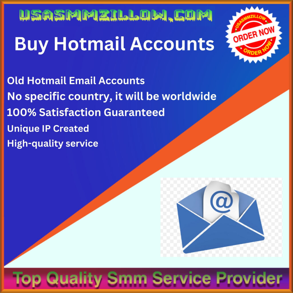 Buy Hotmail Accounts - 100% Fresh & Aged