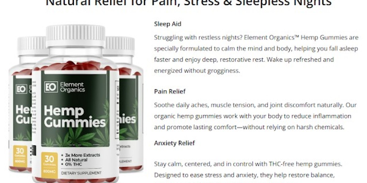 Element Organics Hemp Gummies: Start Feeling Better Today!