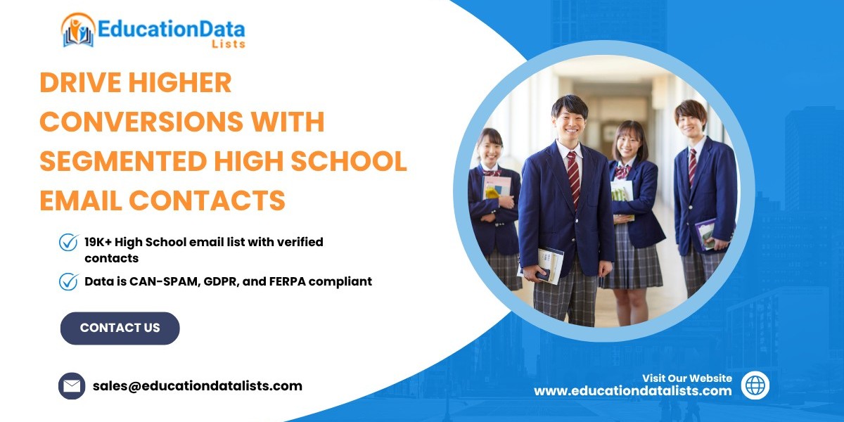Drive Higher Conversions with Segmented High School Email Contacts from EducationDataLists